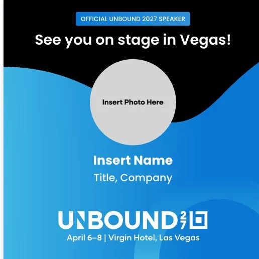 Official Unbound 2027 speaker. See you on stage in Vegas! Add your photo and details.